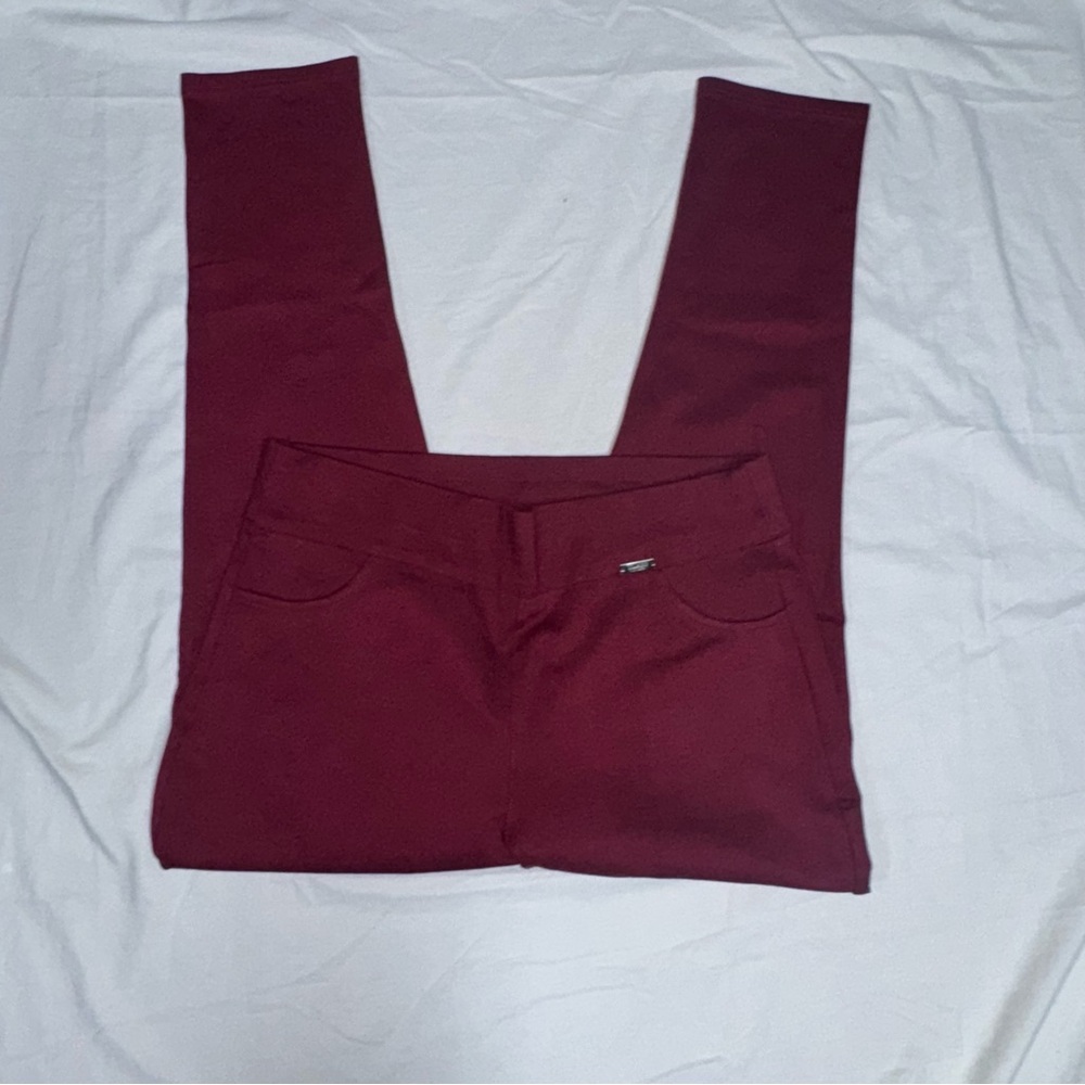 Women's Burgundy Leggings